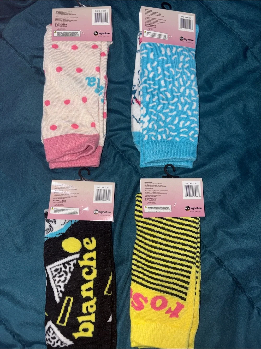 The Golden Girls Crew Socks - Pack of 4
